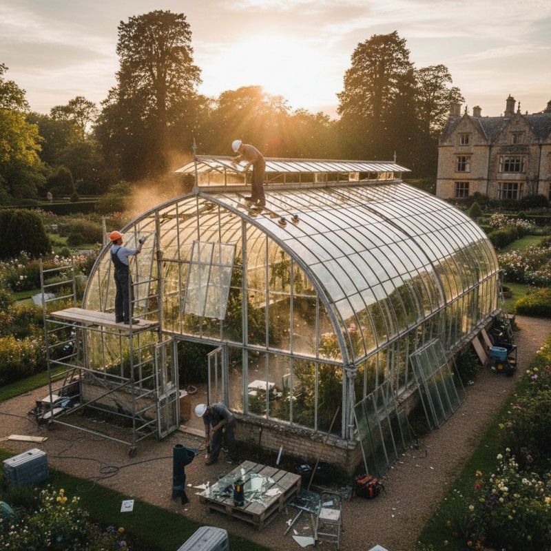 Greenhouse Installation detail